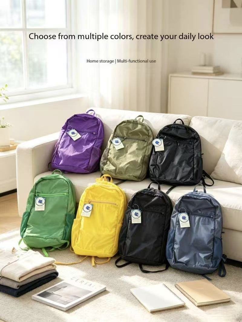 Canvas Backpack Casual - Mont-Bell lightweight 15L Outdoor Sports Commuting