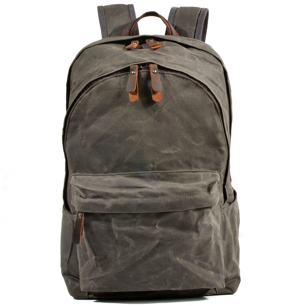 Vintage Waxed Canvas Backpack  - Canvas Backpack Casual 评论和价格
