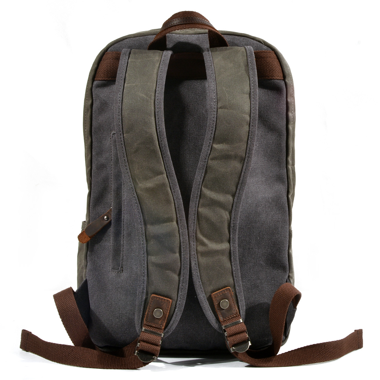 Vintage Waxed Canvas Backpack  - Canvas Backpack Casual 评论和价格