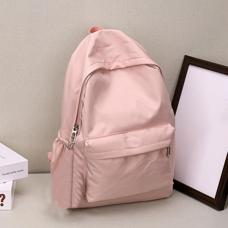 Women Solid Color Leisure Back - Canvas Backpack Casual 评论和价格